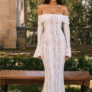 SOLD - House of CB Belle Vintage Cream Dress